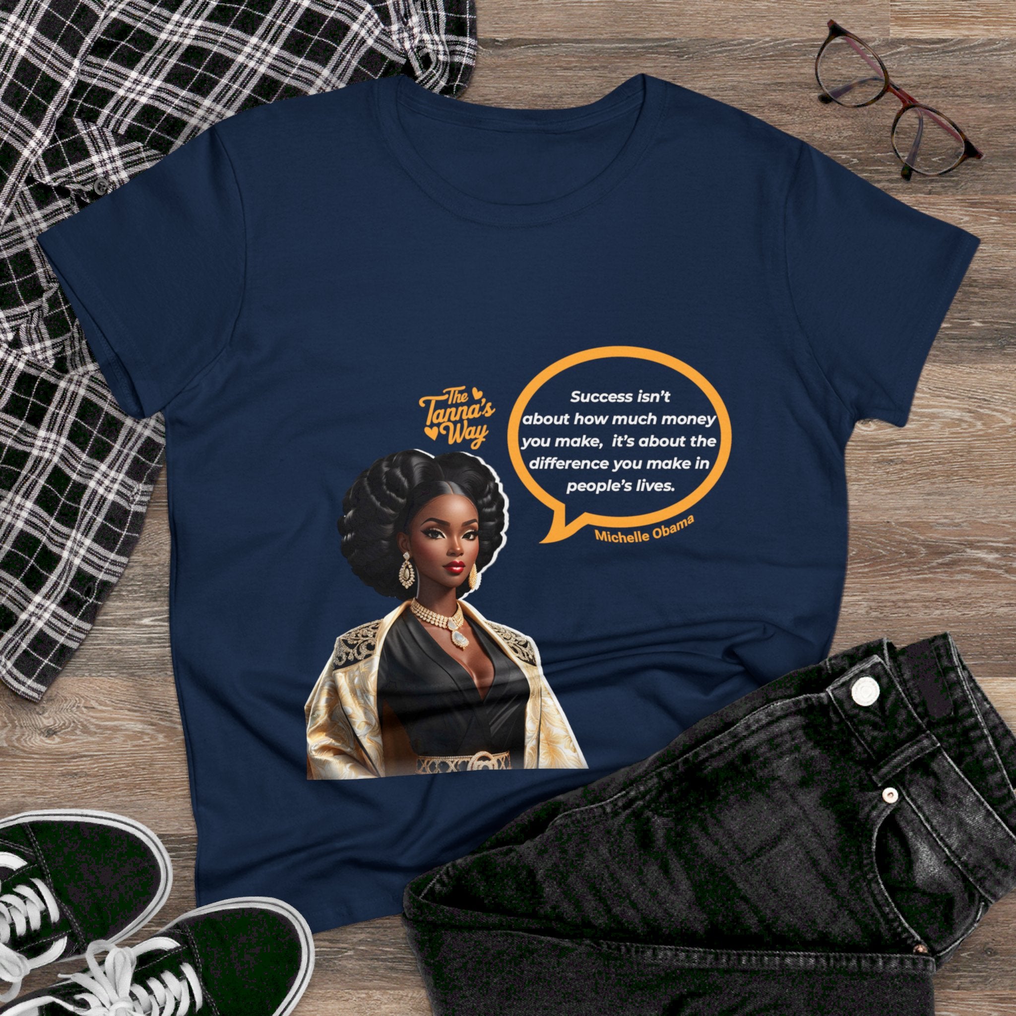 Michelle Obama | Women's Midweight Cotton Tee